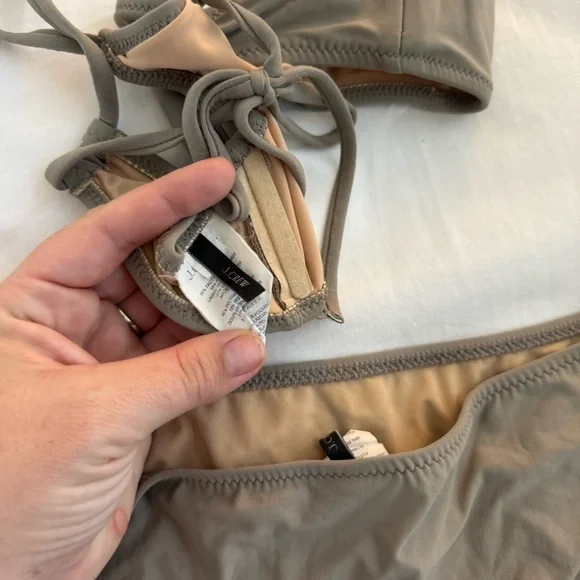 J Crew Bikini Set Small Beige - Picture 3 of 3